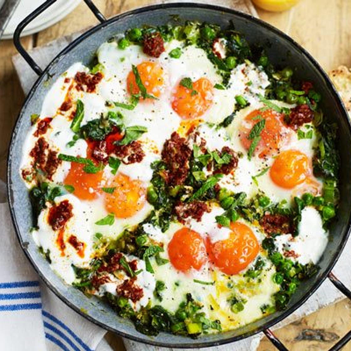Green shakshuka