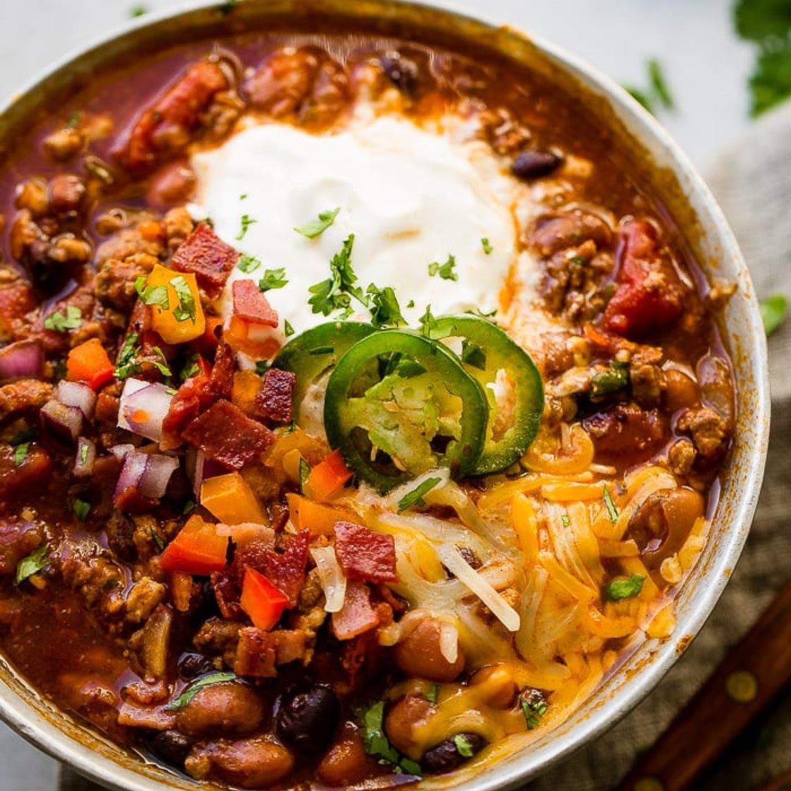 Award Winning Healthy Turkey Instant Pot Chili
