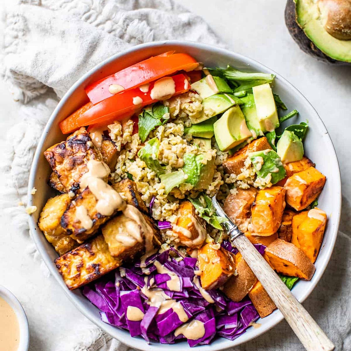Thai Tempeh Buddha Bowl