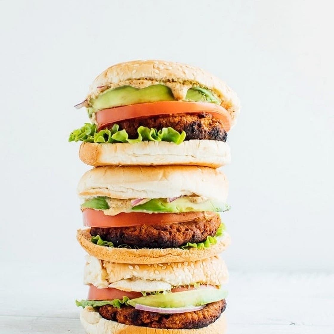 Tempeh Veggie Burgers