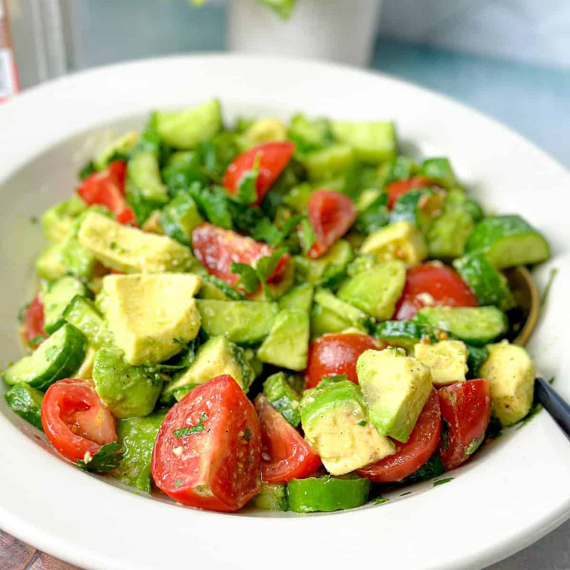 Cucumber Avocado Salad Recipe