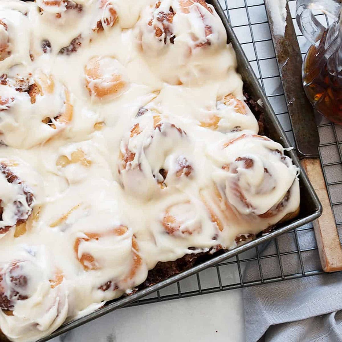 Maple Cinnamon Rolls