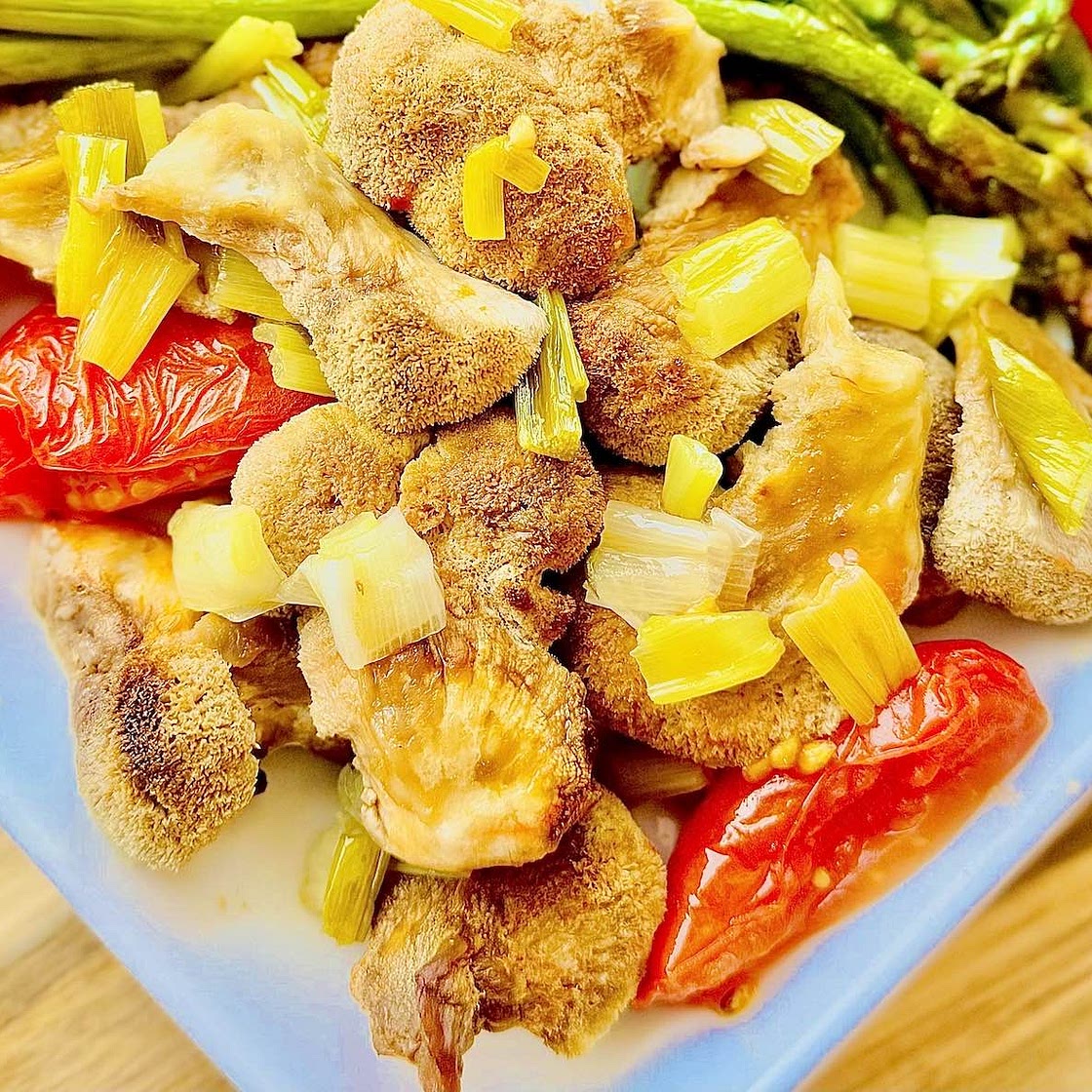 Roasted Lion's Mane Mushroom