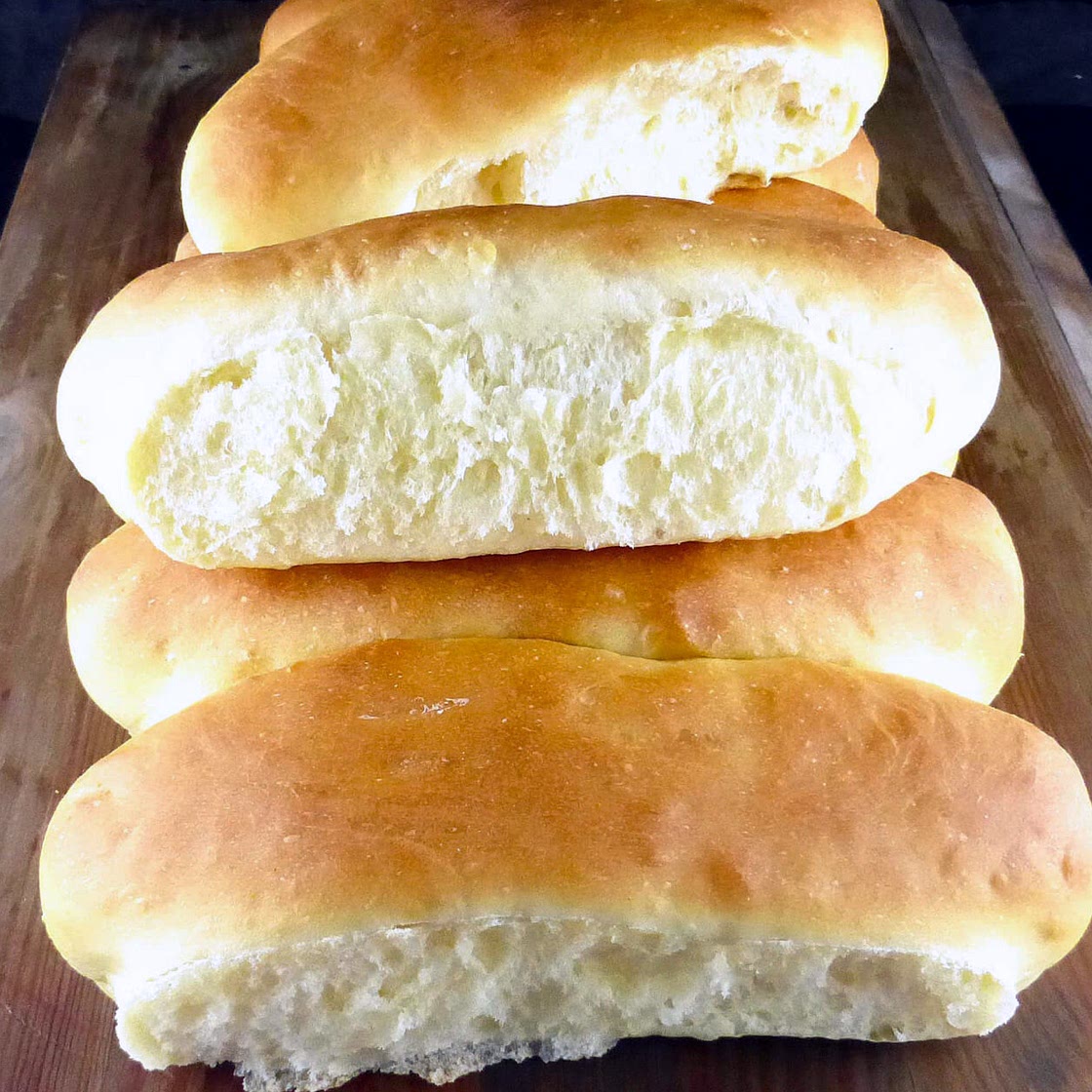 Super Soft Spelt Flour Hot Dog Buns