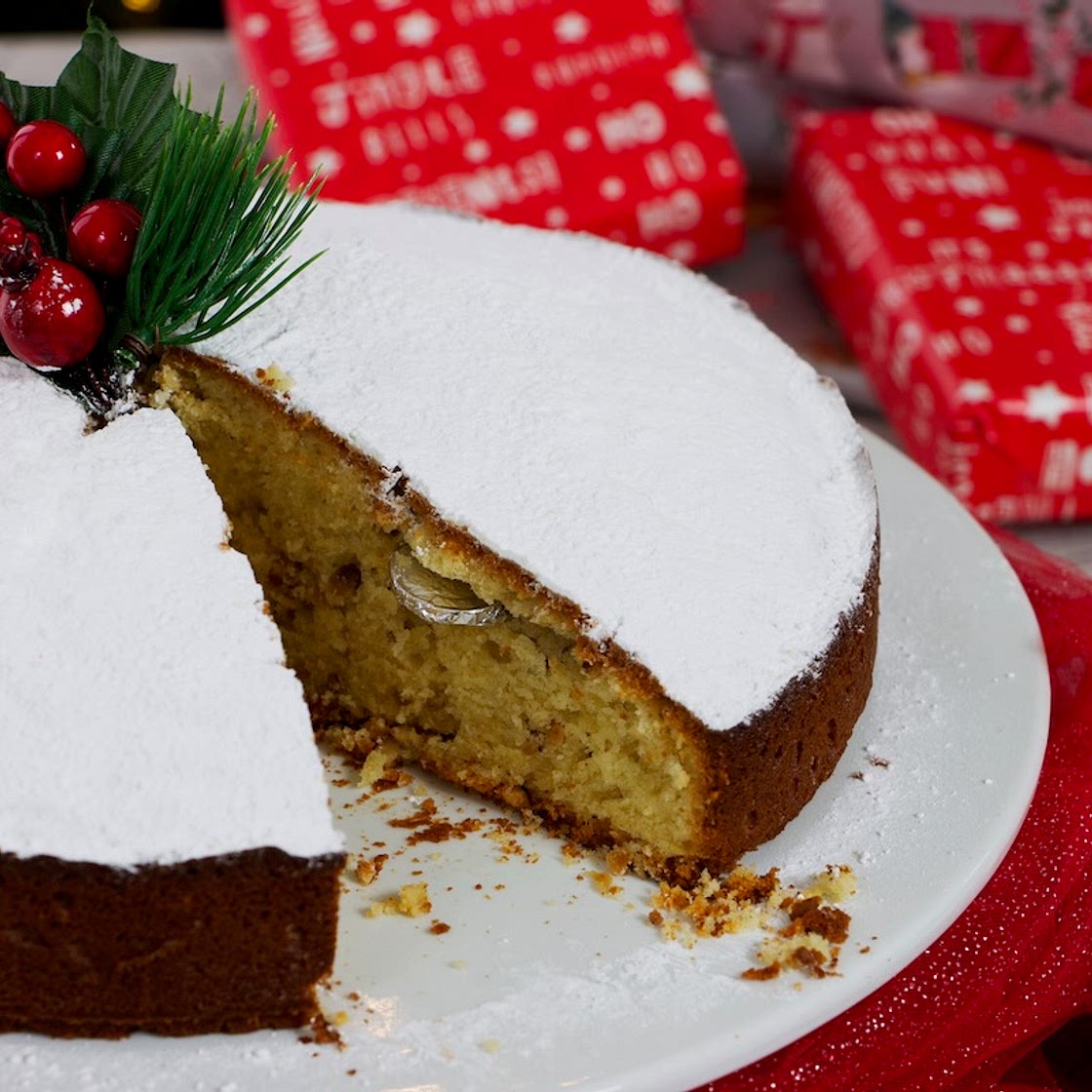 Greek Lucky New Year’s Cake (Vasilopita)