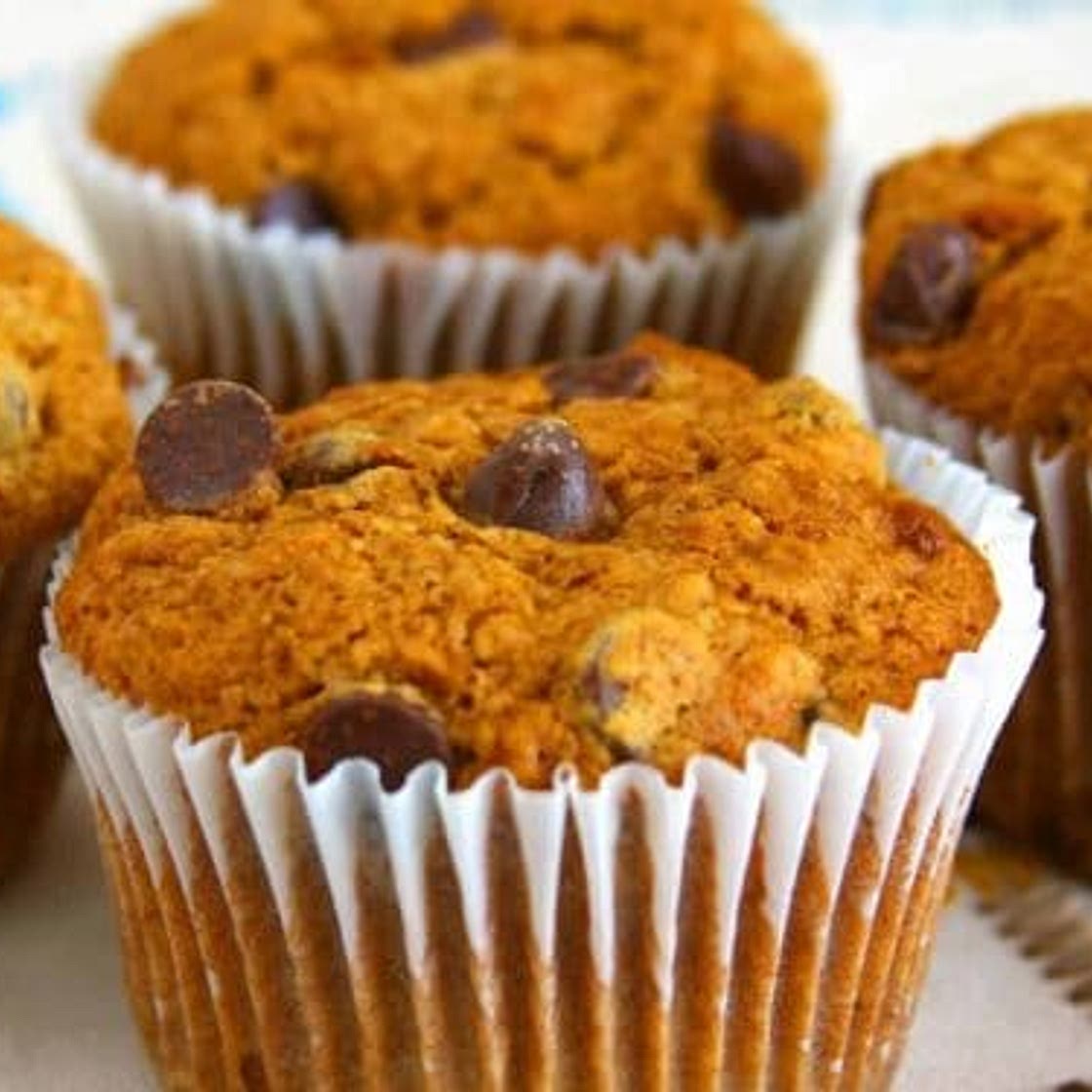 Banana Mocha Chocolate Chip Muffins