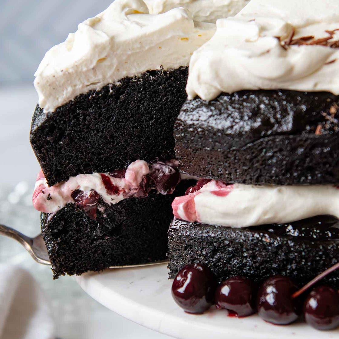 Extra Moist, Easy Gluten-Free Black Forest Cake