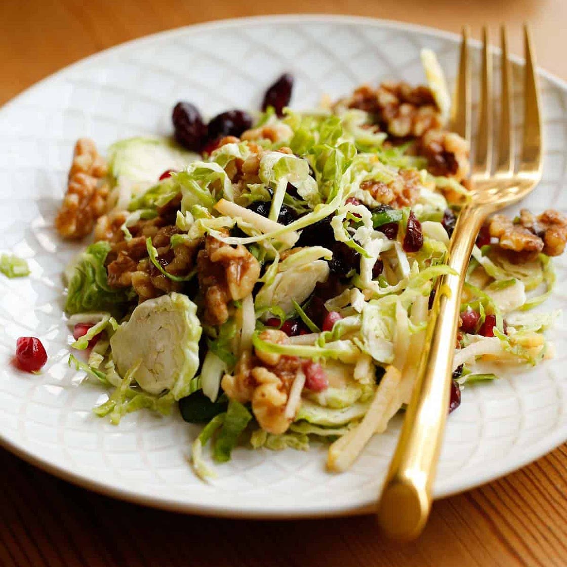 Shaved Brussels Sprouts Salad