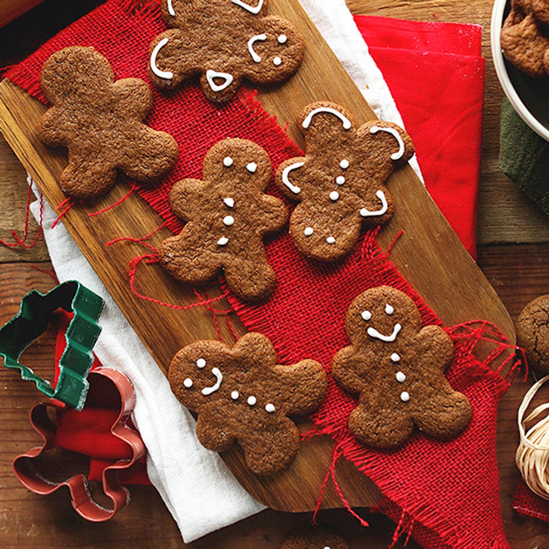 Vegan Gluten-Free Gingerbread Cookies