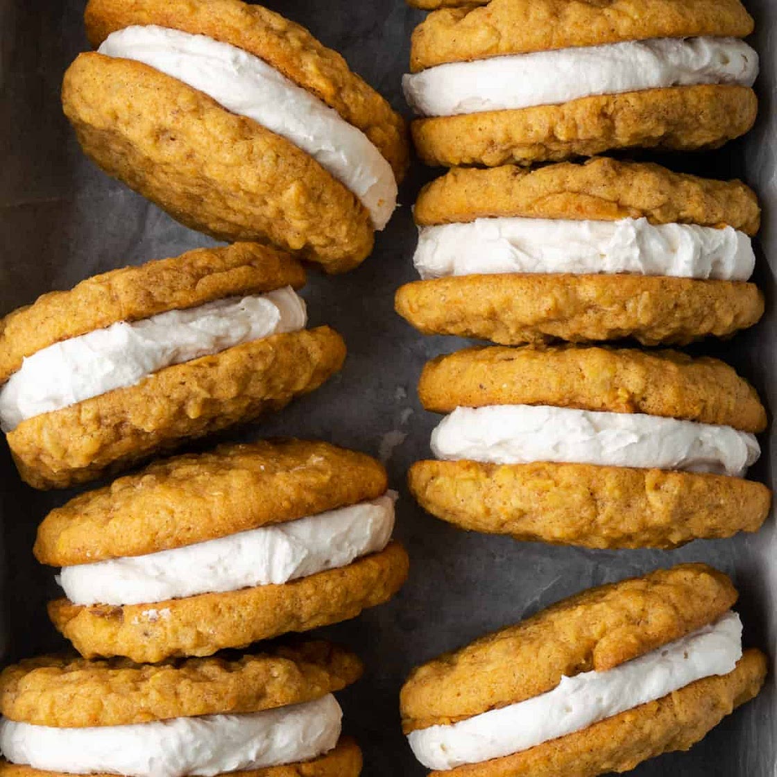 Carrot Cake Whoopie Pies