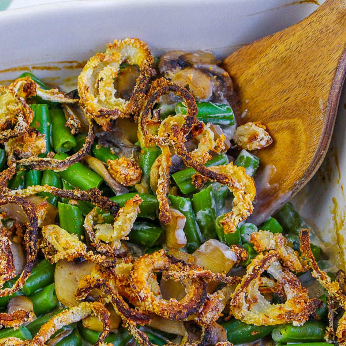 HEALTHY GREEN BEAN CASSEROLE
