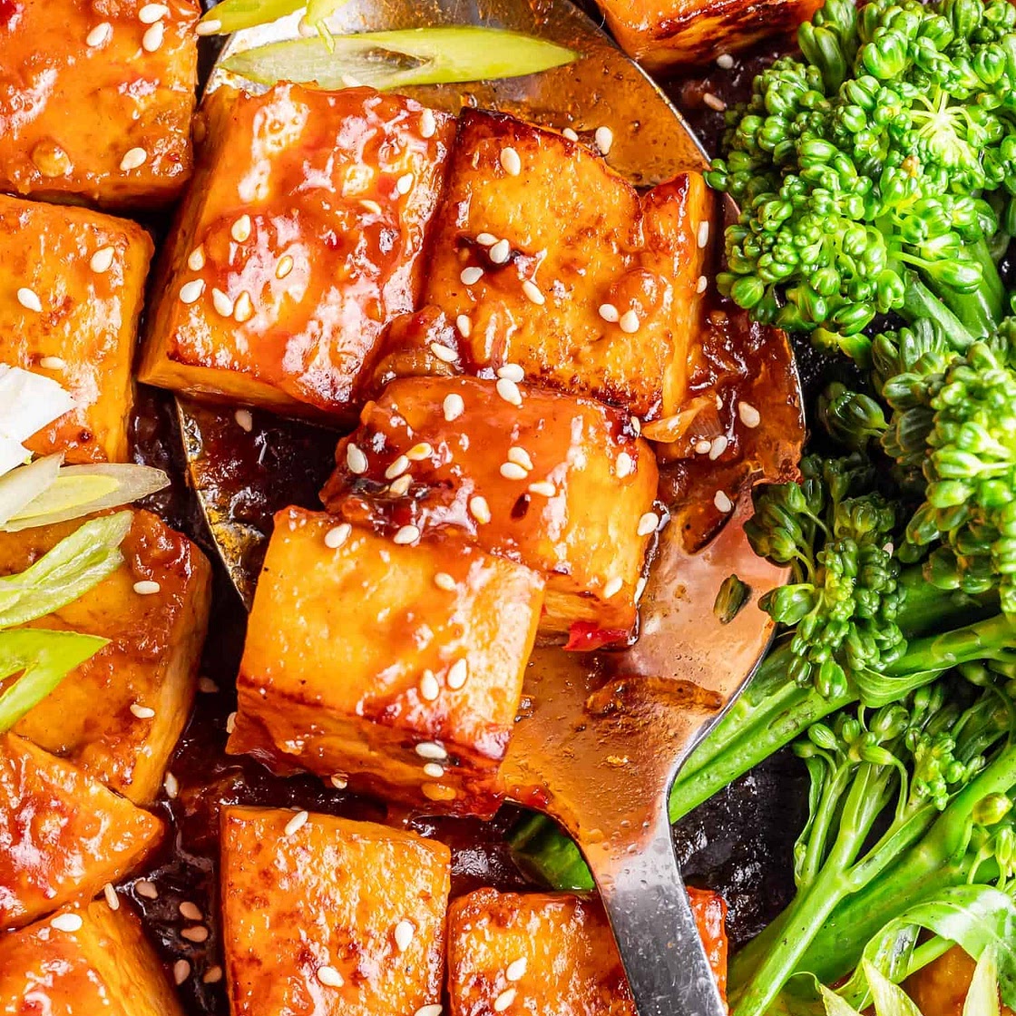 Keto Bourbon Tofu