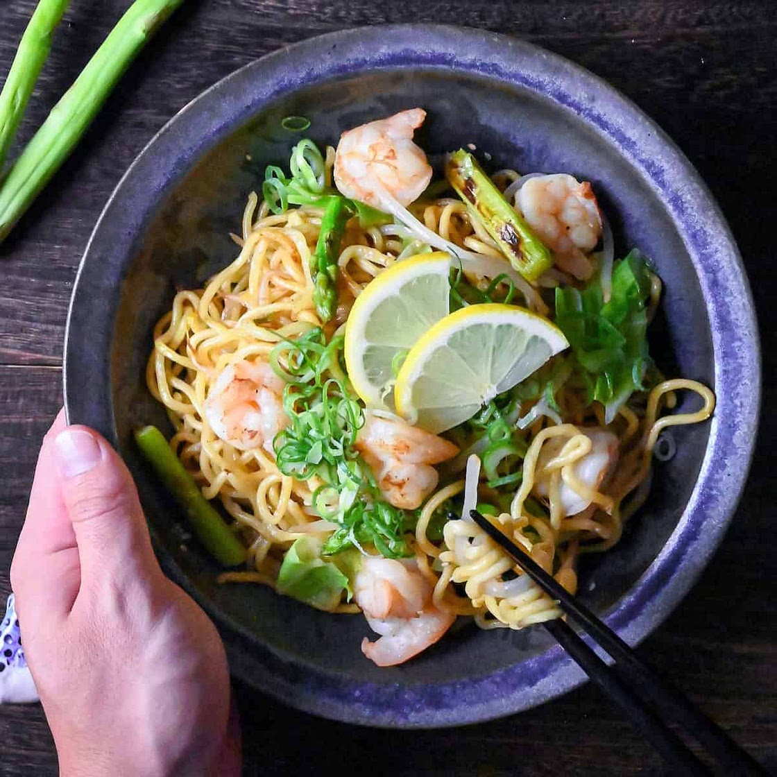Shio Yakisoba with Lemon and Seafood