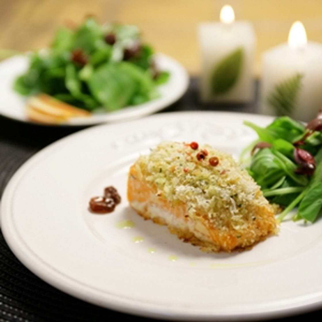 레이즌 연어 스테이크