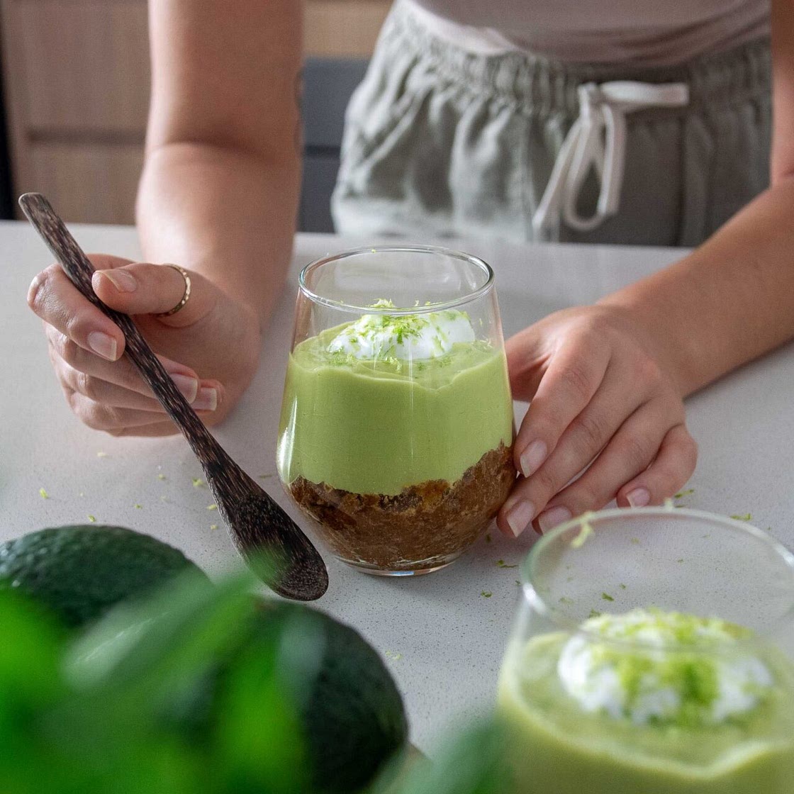 Avocado Key Lime Cup