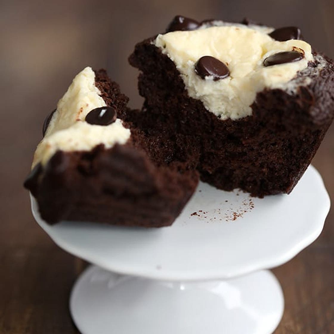 Chocolate Cream Cheese Muffins