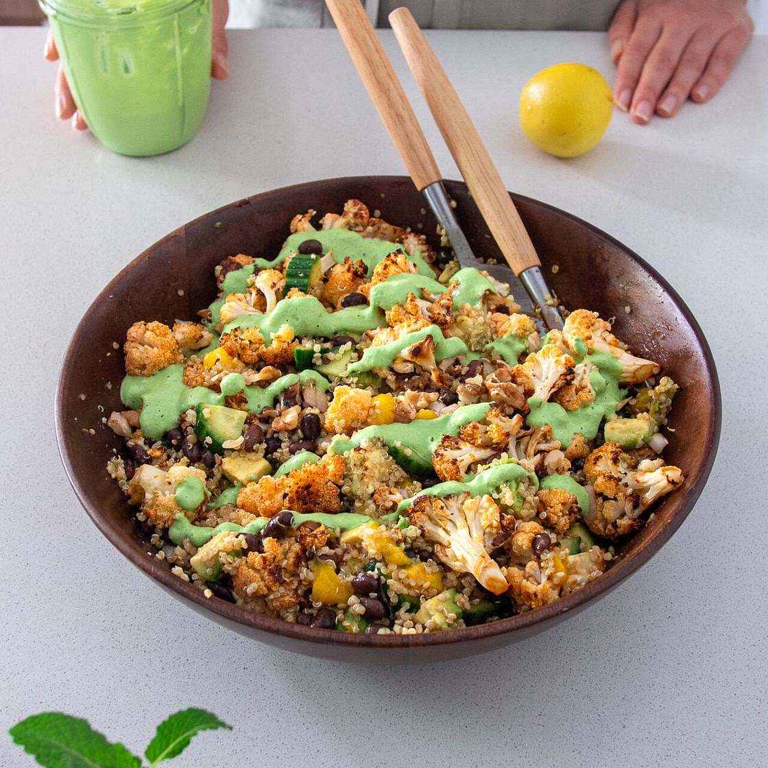 Roasted Chipotle Cauliflower Salad