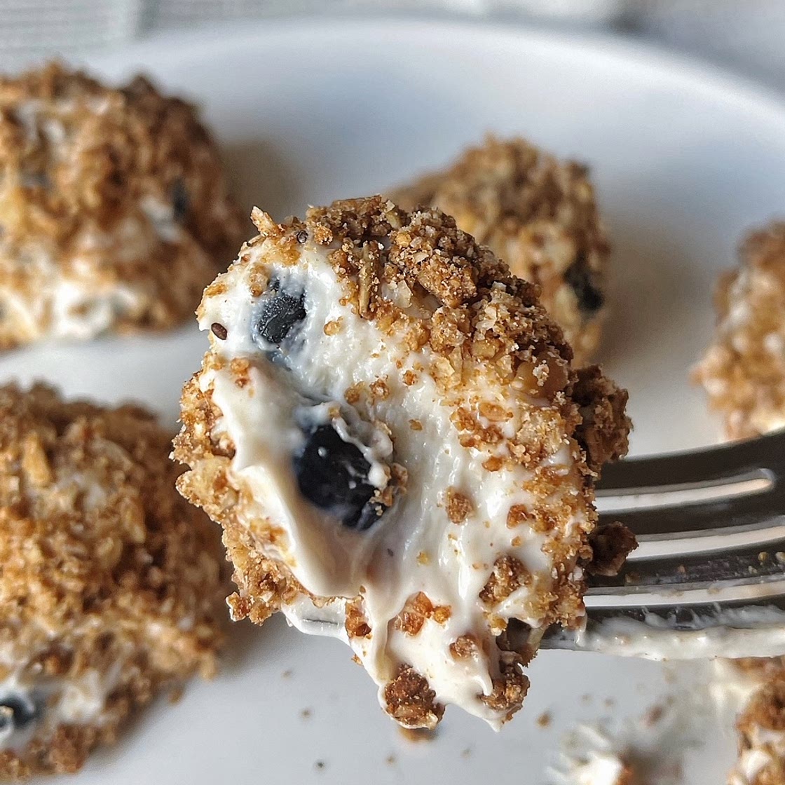 Dairy-Free Lemon Blueberry Cheesecake Bites