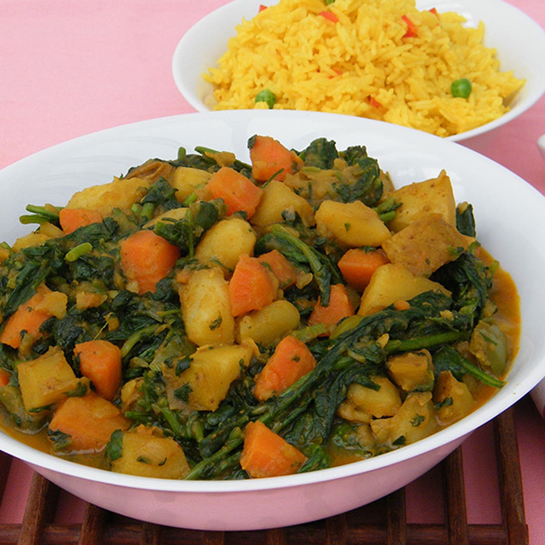 Sag Aloo