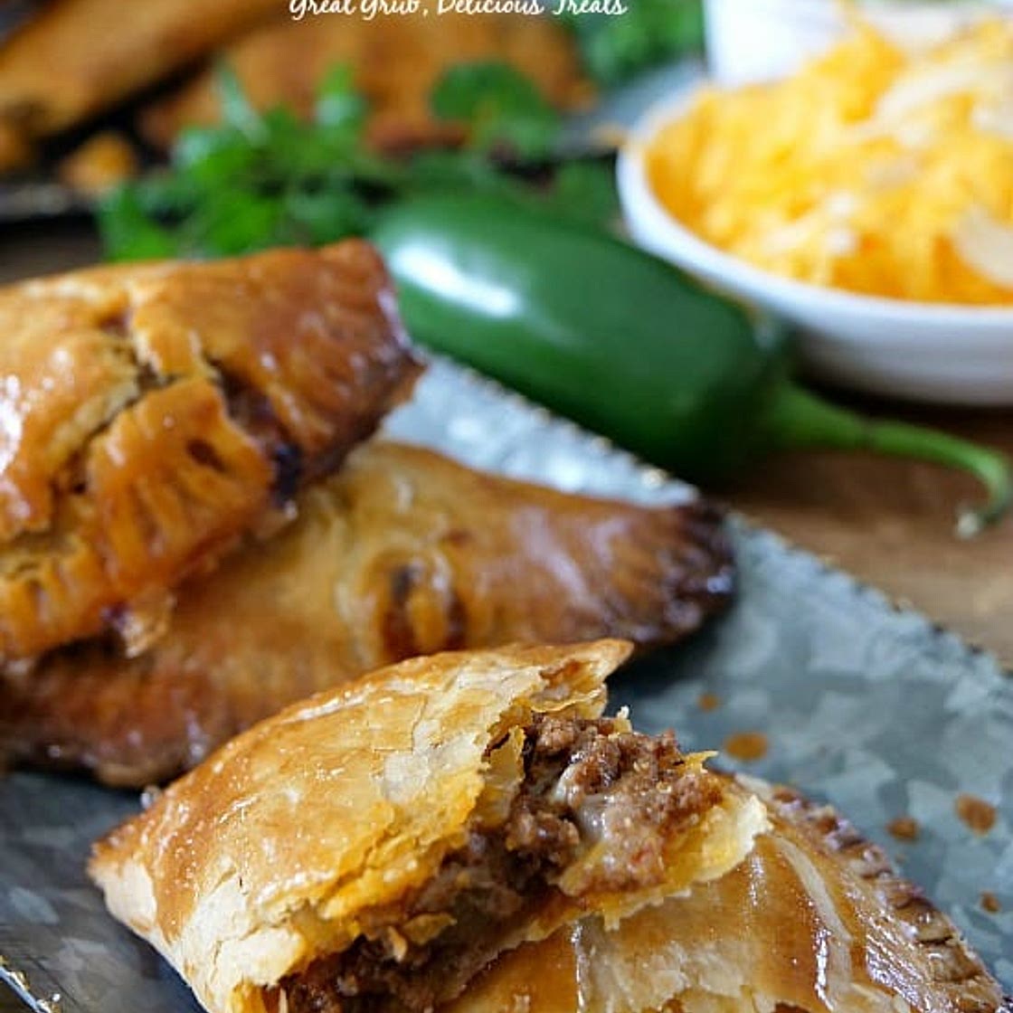 Cheesy Ground Beef Empanadas