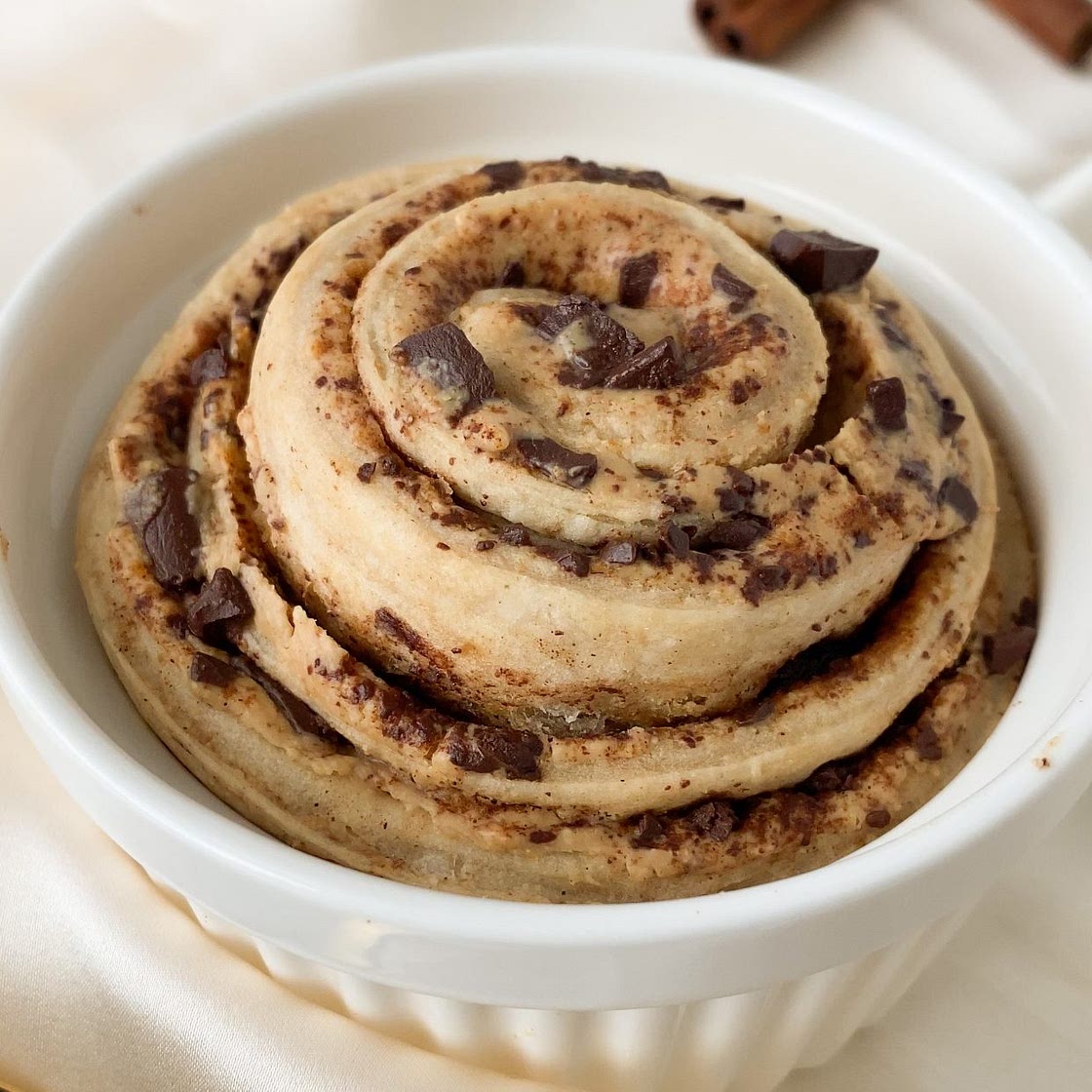Chocolate Cinnamon Rolls (Vegan, Single Serve)