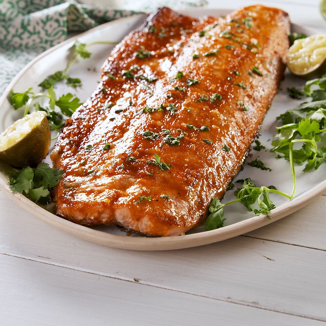 Honey-Sriracha Salmon