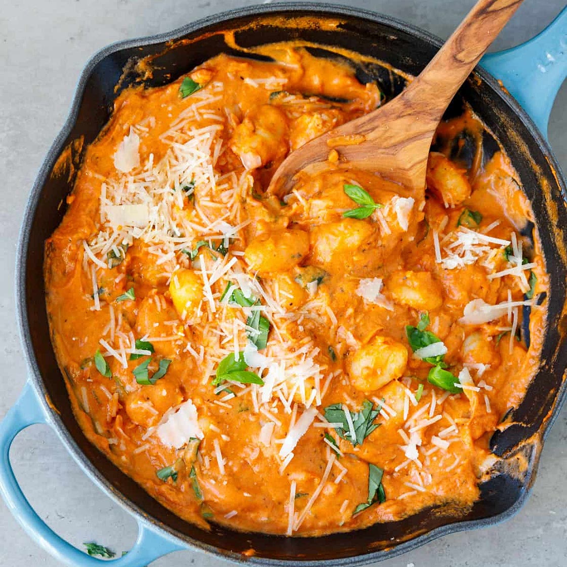 Gnocchi With Creamy Tomato Sauce