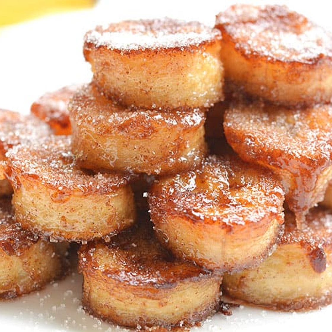 Pan Fried Cinnamon Bananas