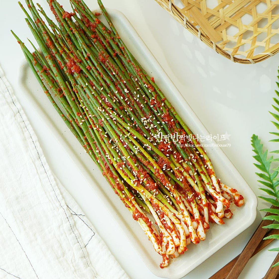 이영자 파김치 담그는법 레시피 맛있게 쪽파김치 담그는법