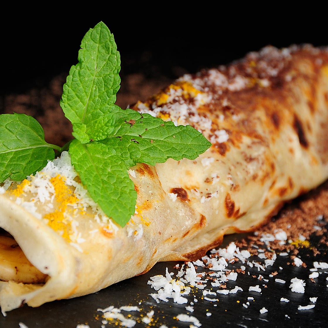 Crépe de plátano