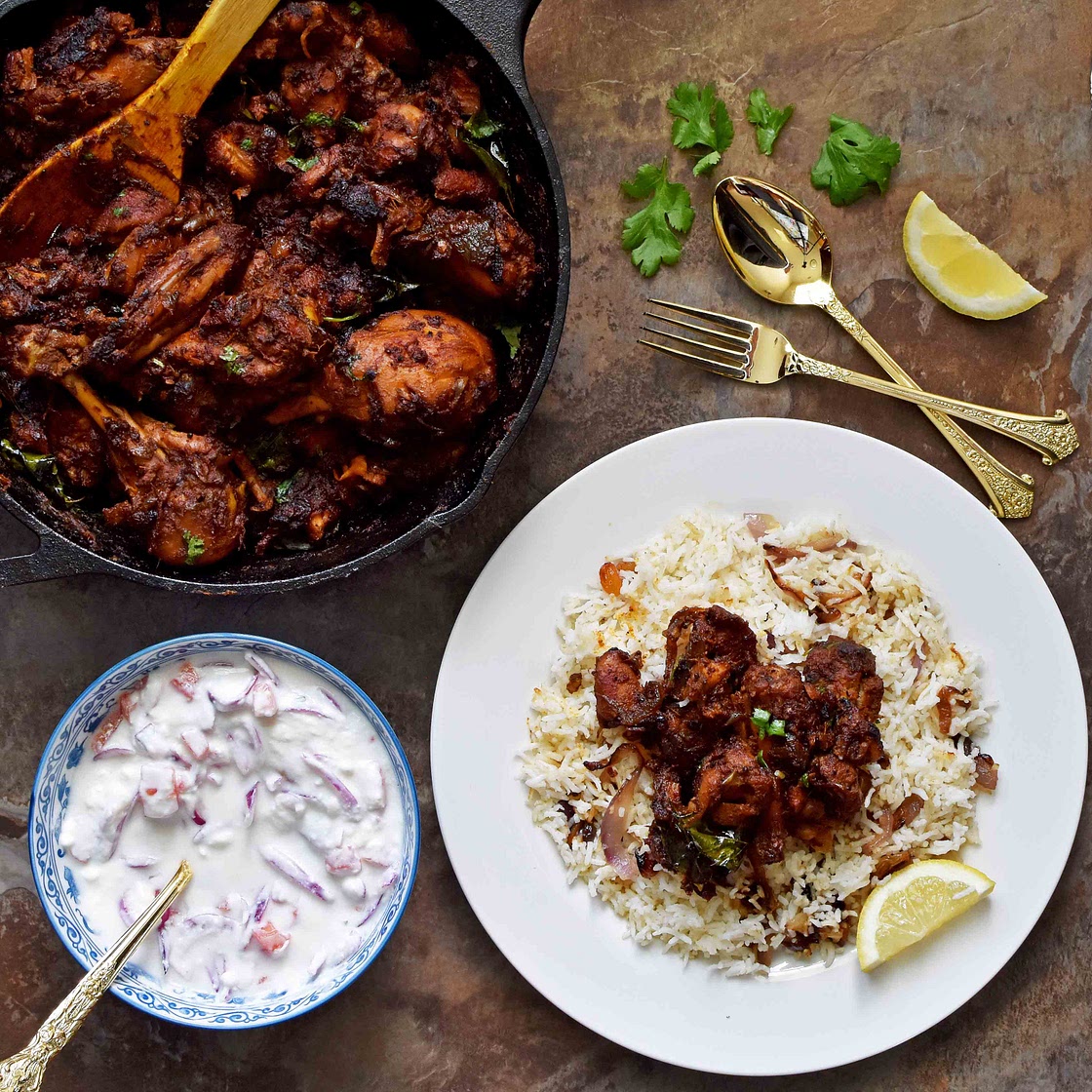 Dry Roasted Chicken / Nadan Chicken Ularthiyathu