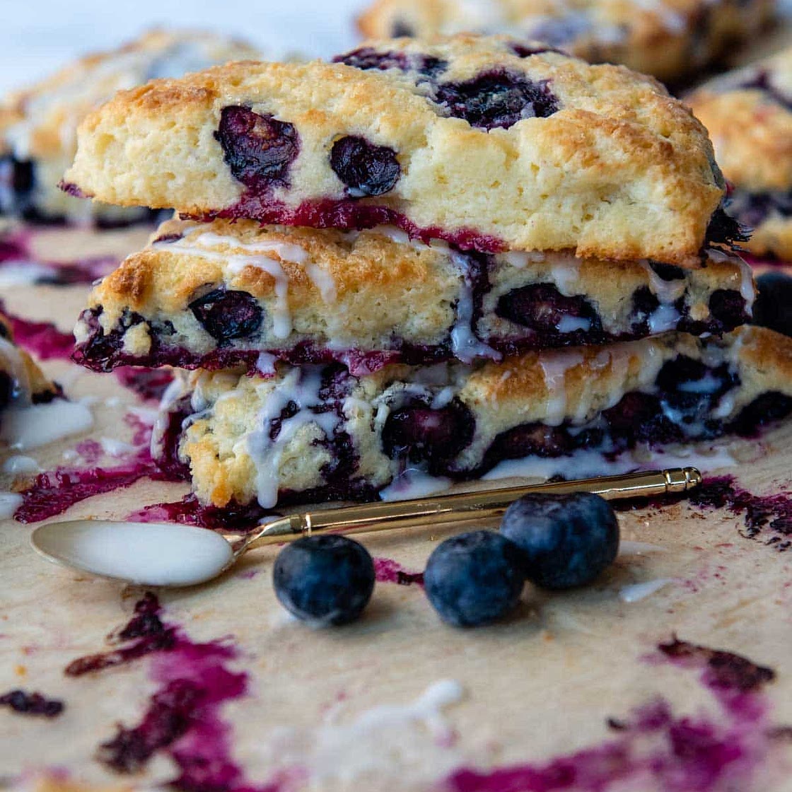 Tender, Fluffy Gluten-Free Berry Scones