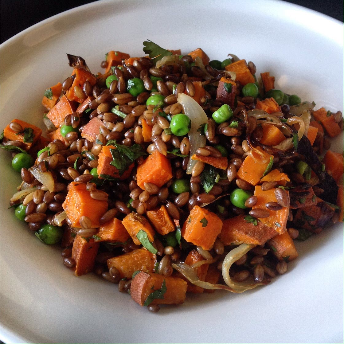 African Black Barley Salad with Coconut Berbere Dressing