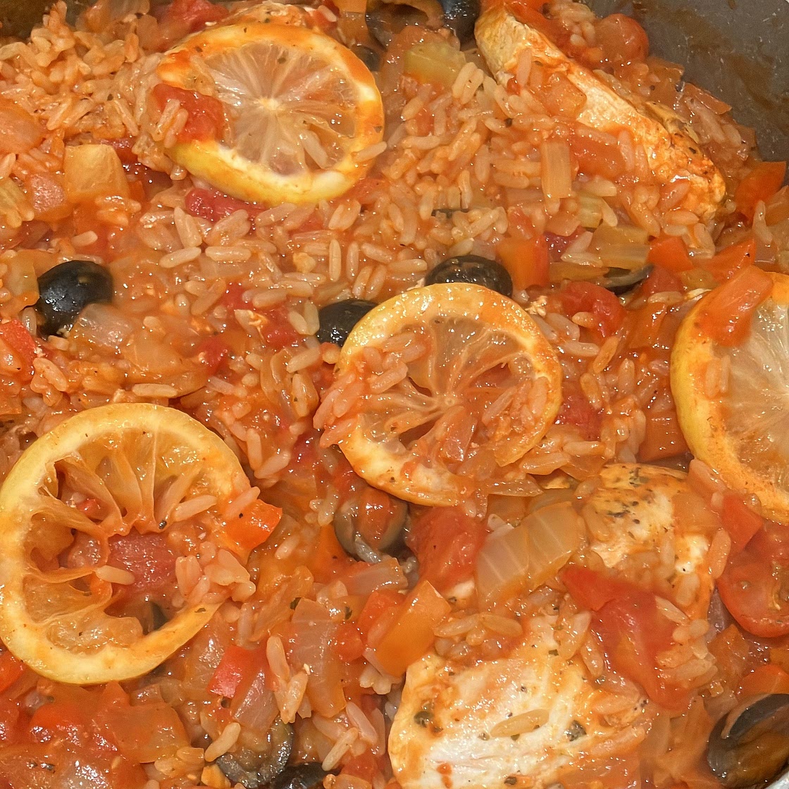 One Pot Spanish Chicken
