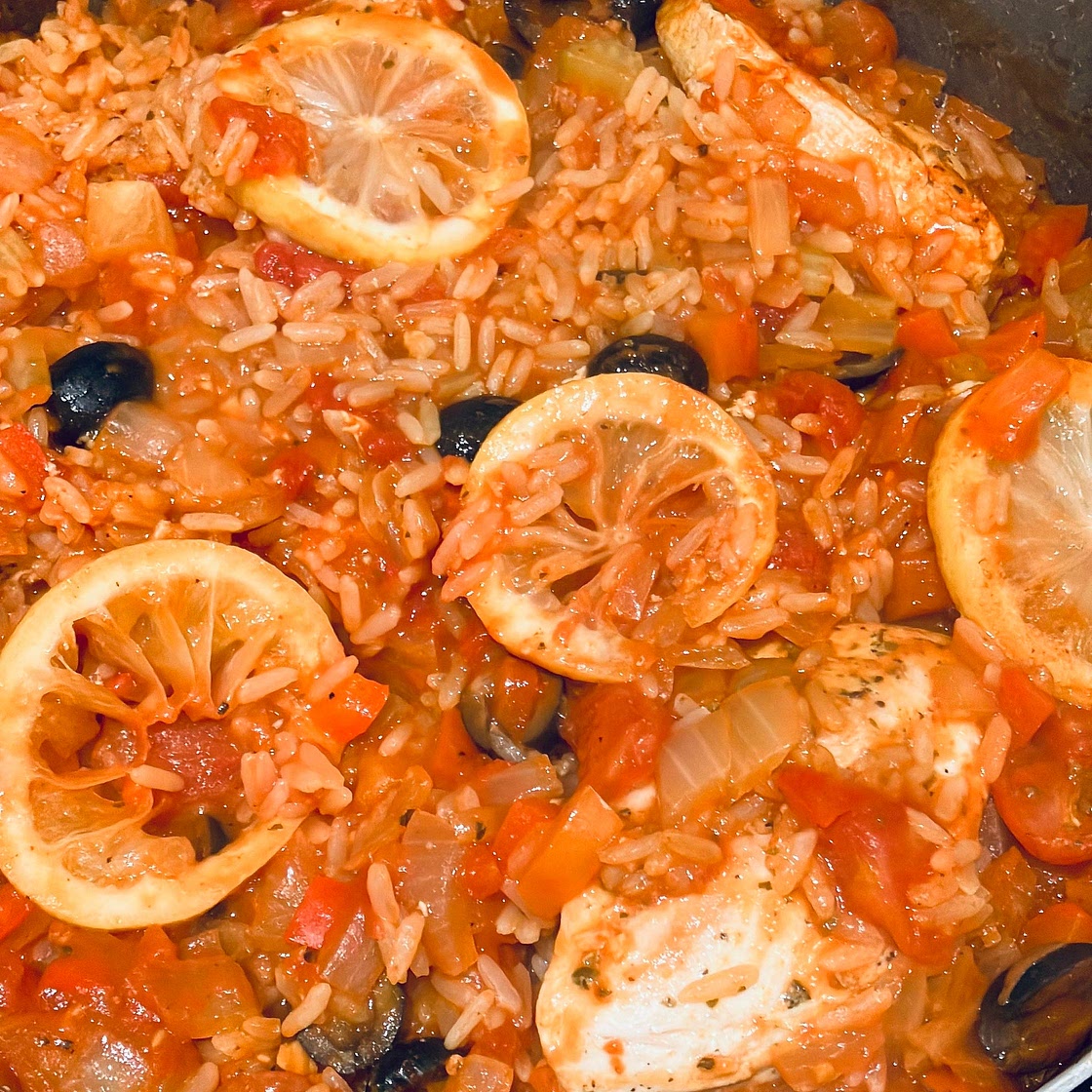 One Pot Spanish Chicken