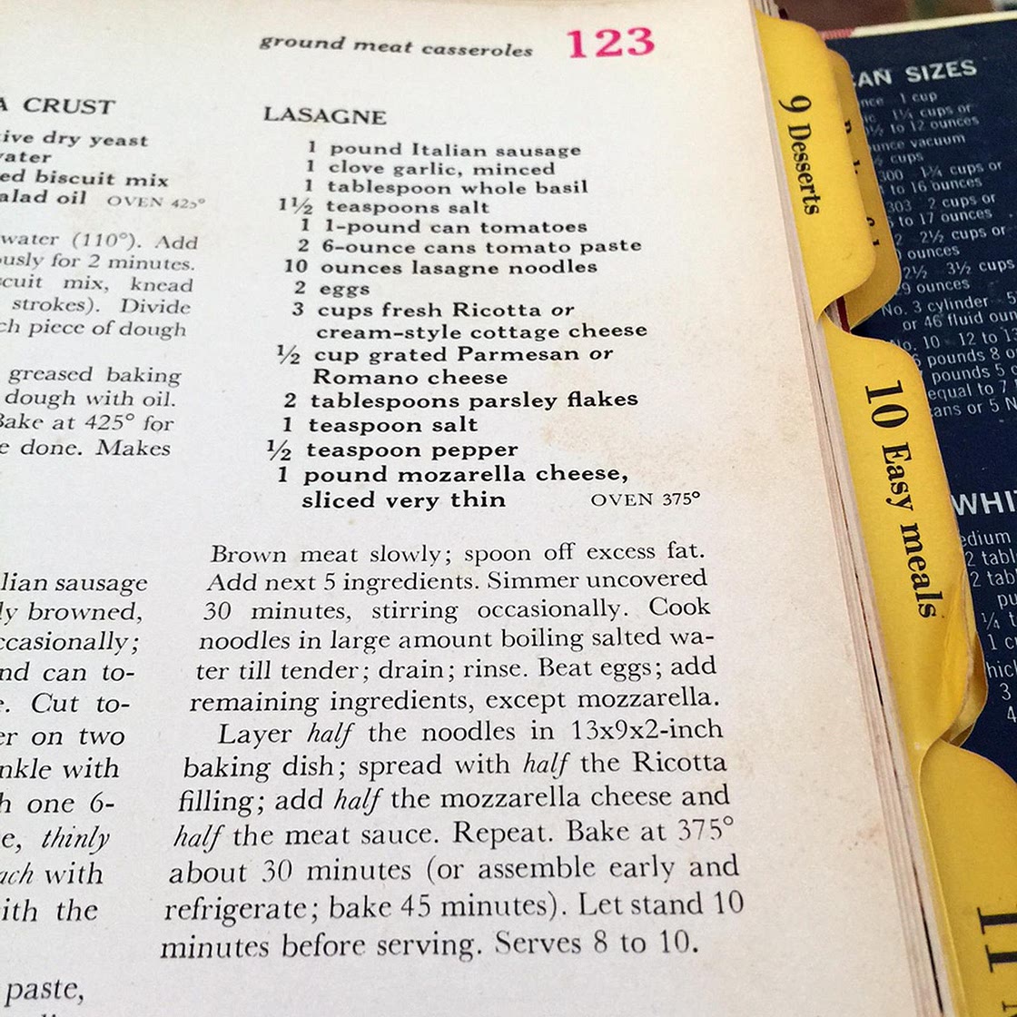 Lasagna by Better Homes & Gardens