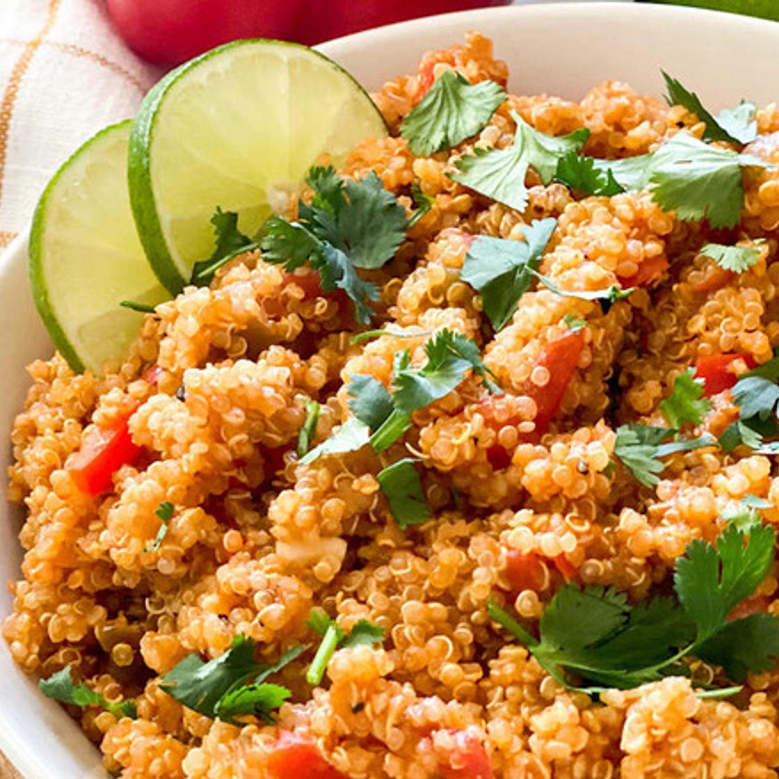 Healthy Quinoa Spanish Rice Recipe
