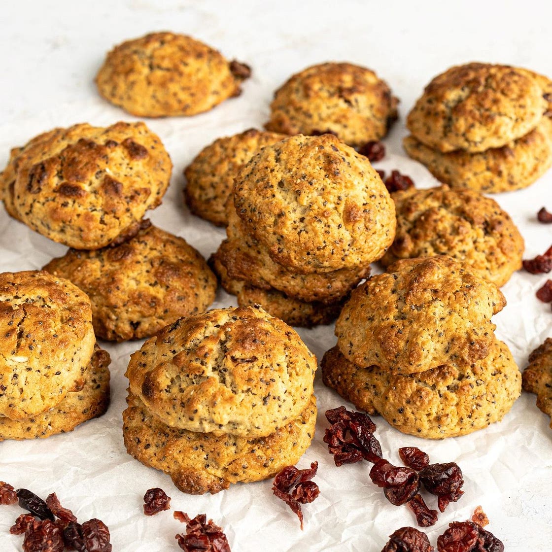 Cranberry lunch box biscuits recipe