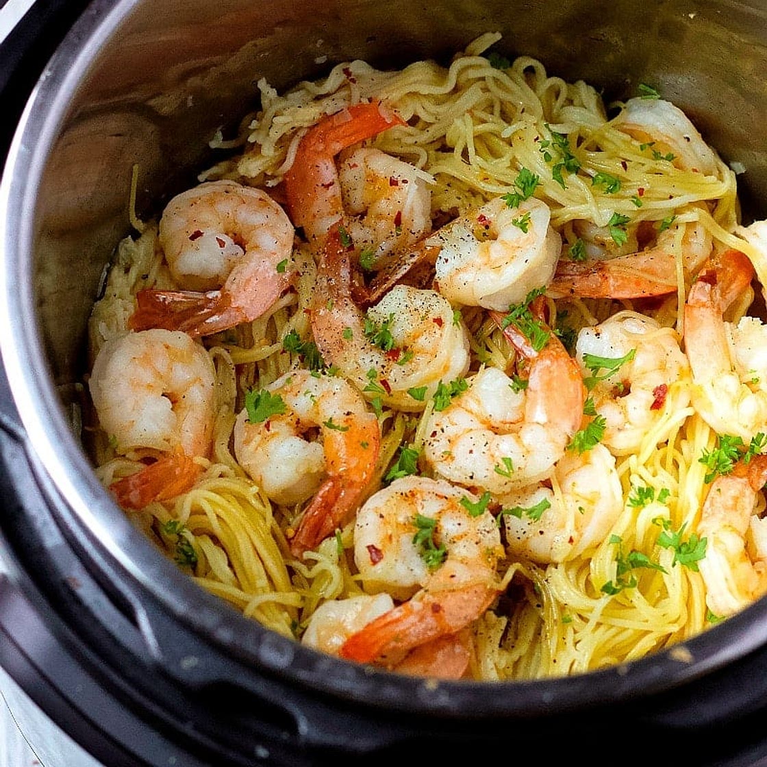 Instant Pot Shrimp Scampi