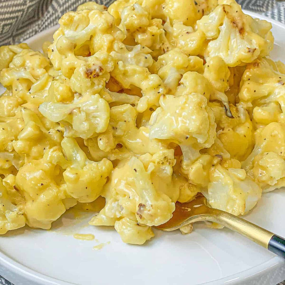 Roasted Cauliflower Mac and Cheese