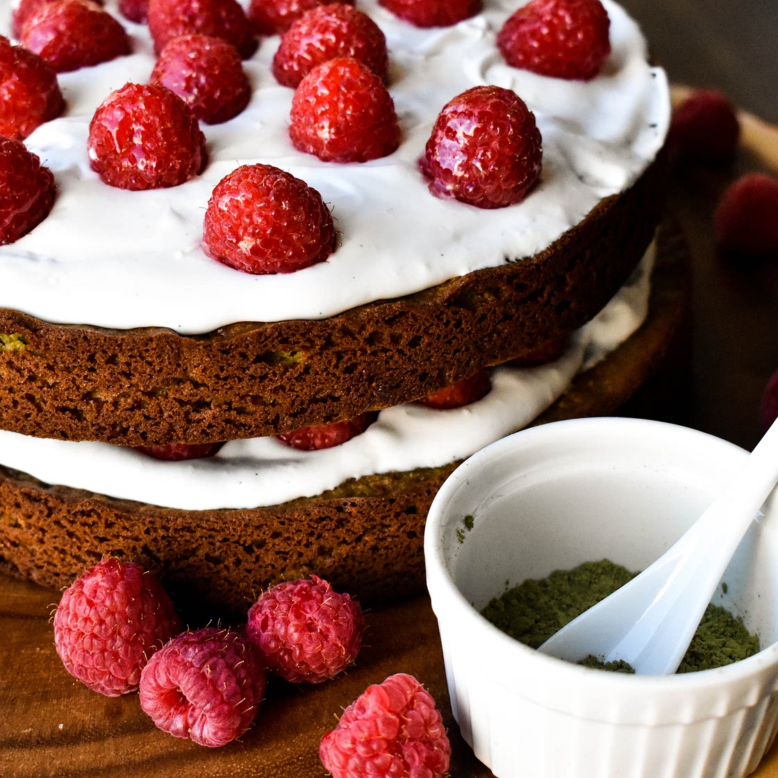 Almond Matcha Cake! All The Frees (GF/Grain/Diary) and All The Flavor!
