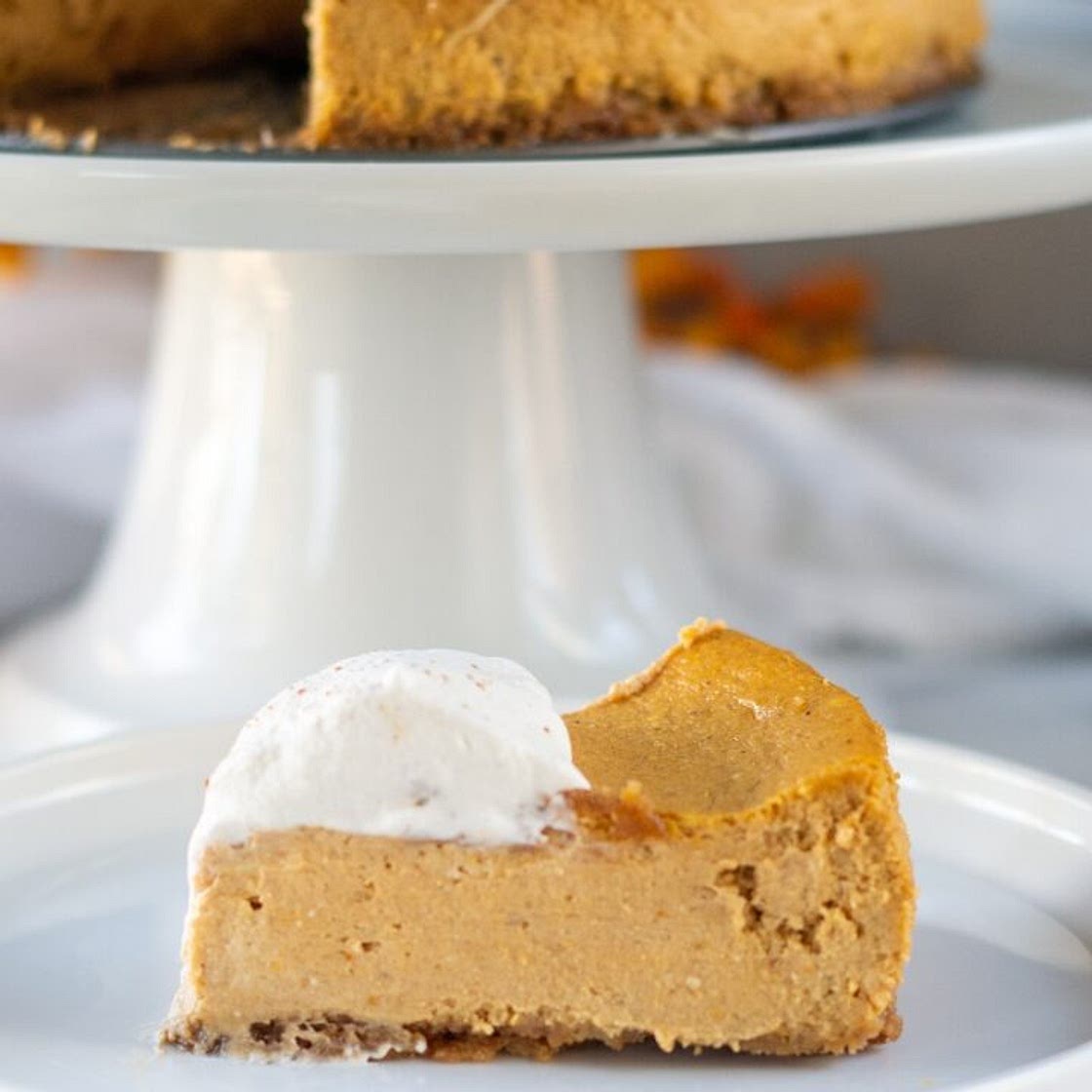Gluten-Free Pumpkin Cheesecake