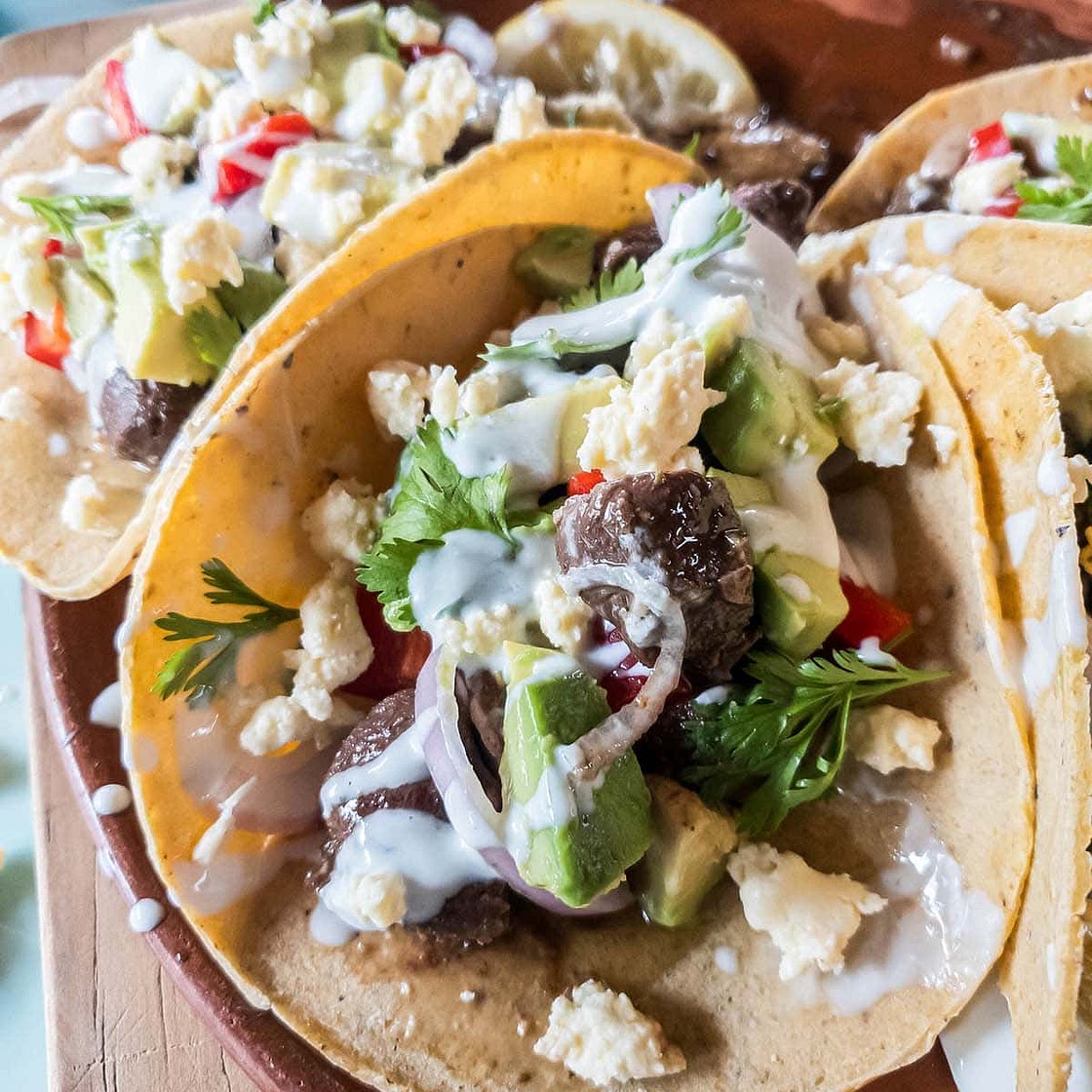 Beef Heart Tacos (with Low-Carb Option)