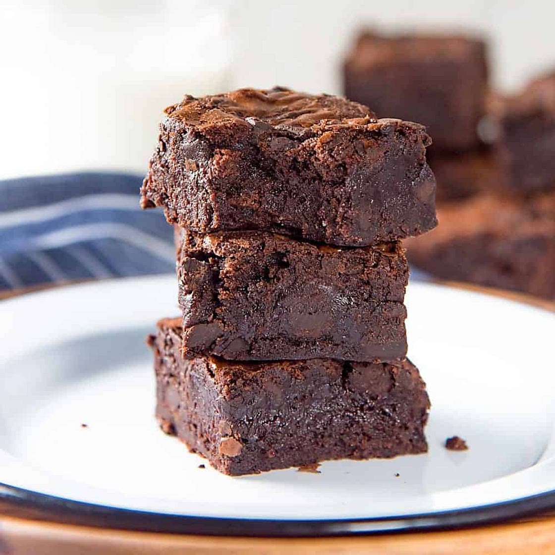 The Best Fudgy Chocolate Brownies