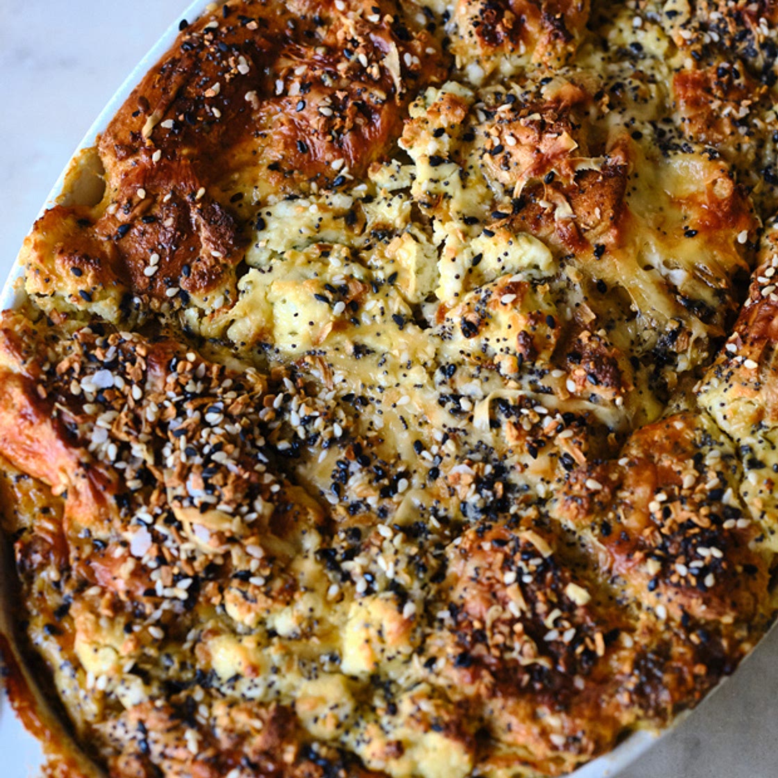 Everything Bagel Breakfast Casserole