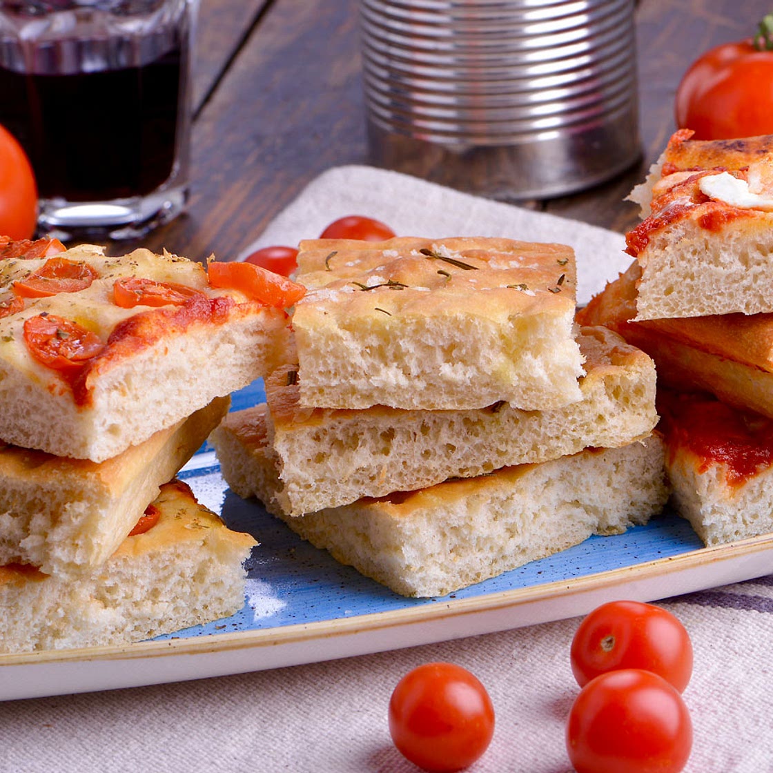 Pan de pizza (Focaccia)