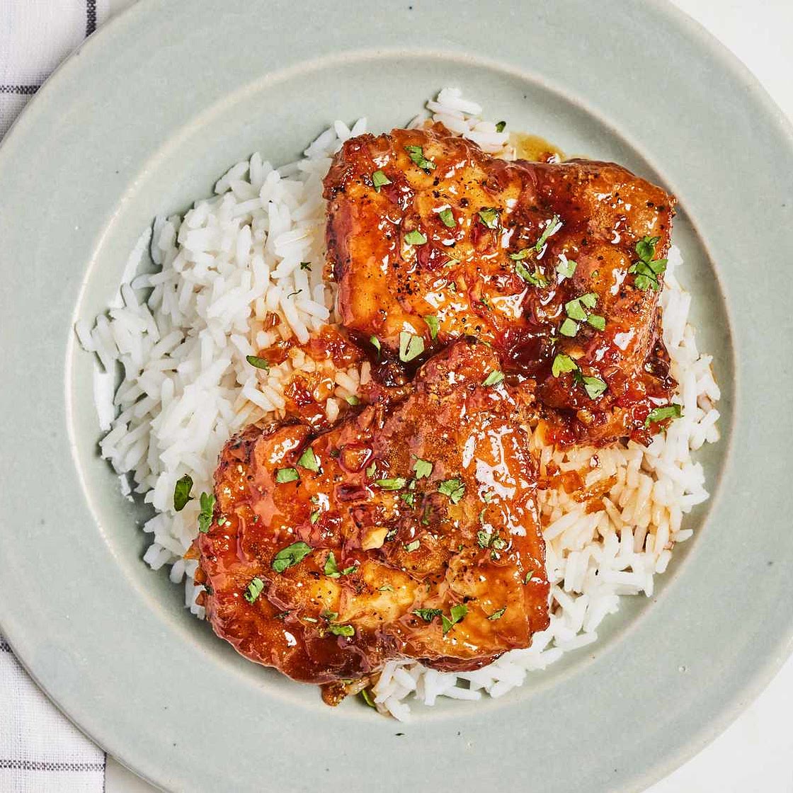 Honey Garlic Chicken Thighs
