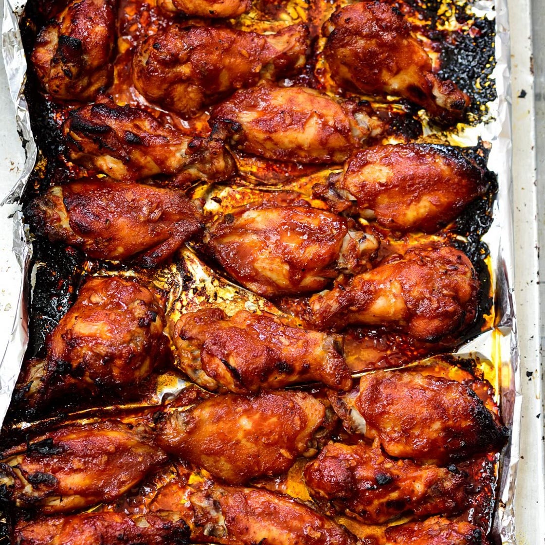 Korean-flavored Baked Chicken Wings