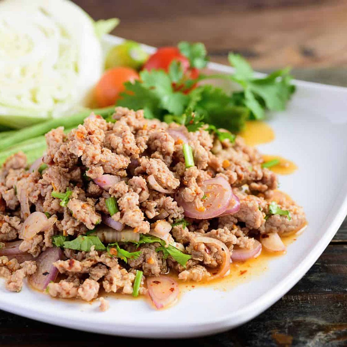 Thai Pork Laab (Larb) Recipe