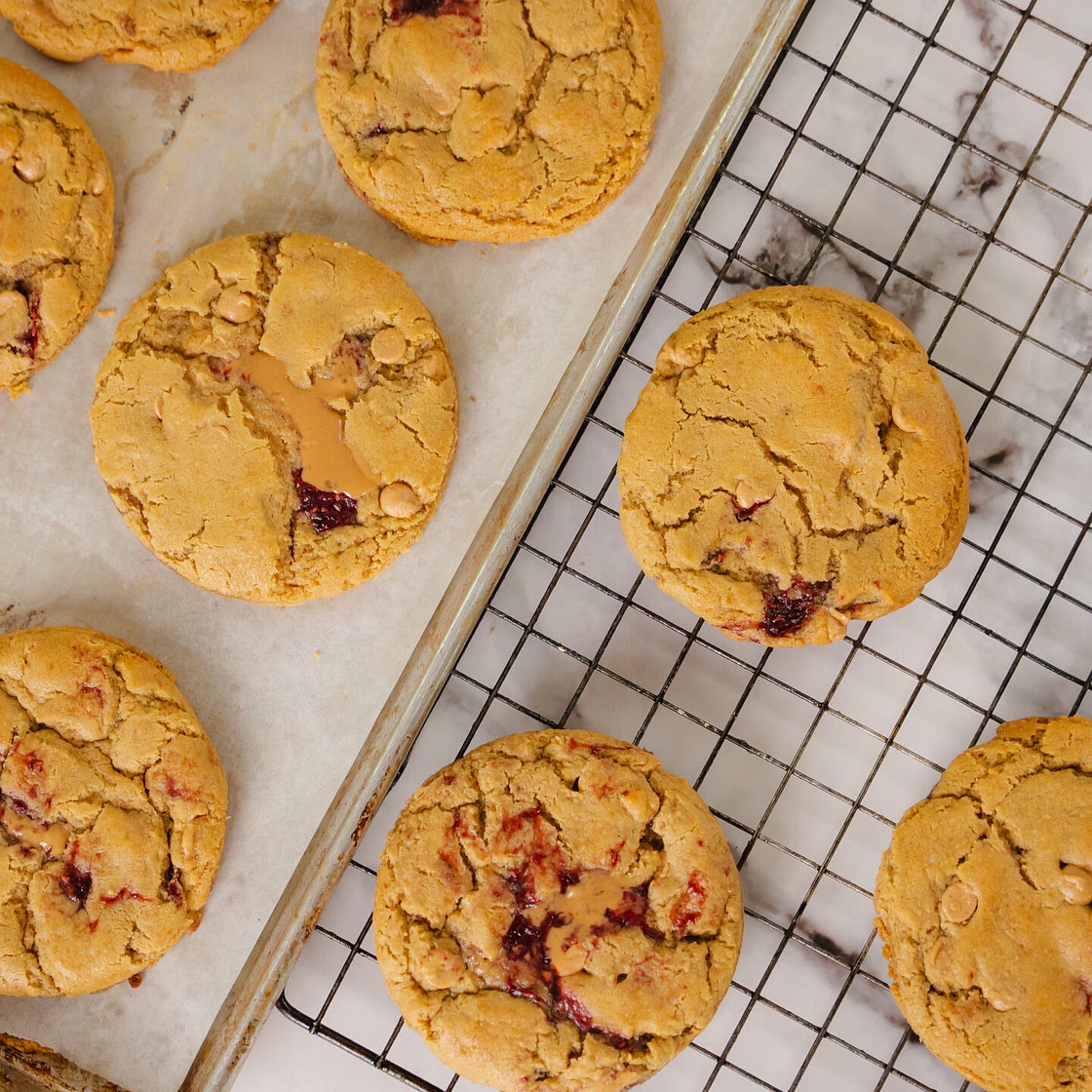 Peanut Butter and Jelly Cookies